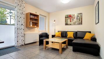 TV, DVD player, stereo