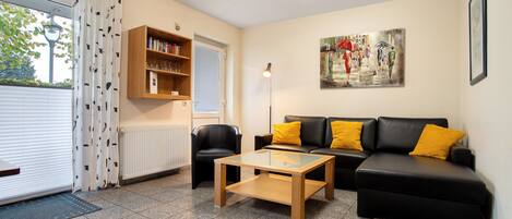 TV, DVD player, stereo