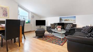 TV, DVD player, stereo