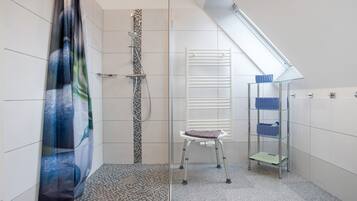Shower, hair dryer