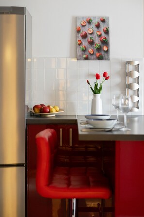 Mikrobølgeovn, opvaskemaskine, kaffe-/temaskine