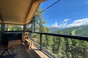 View from Holiday Home [summer] - Awesome chalet with sauna (Turrach)