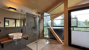 Shower, hair dryer