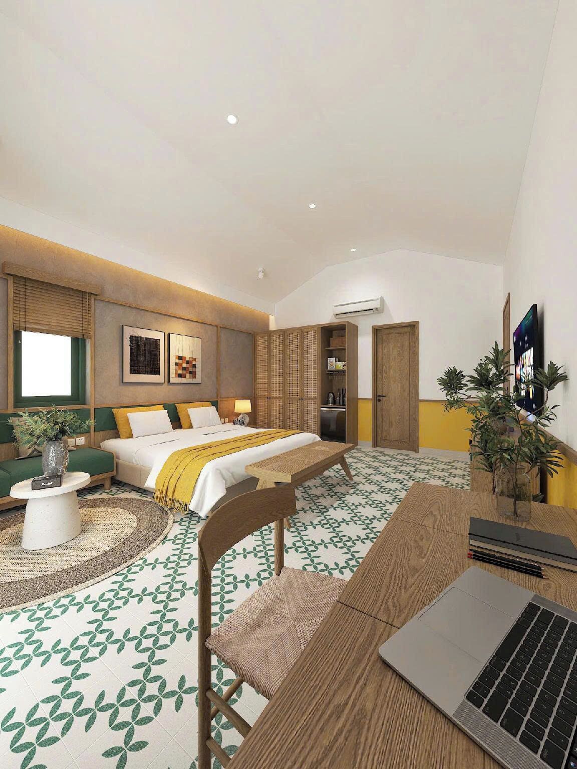 Luxury Double Room, Mountain View | Minibar, in-room safe, soundproofing, iron/ironing board