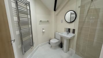Hair dryer, towels