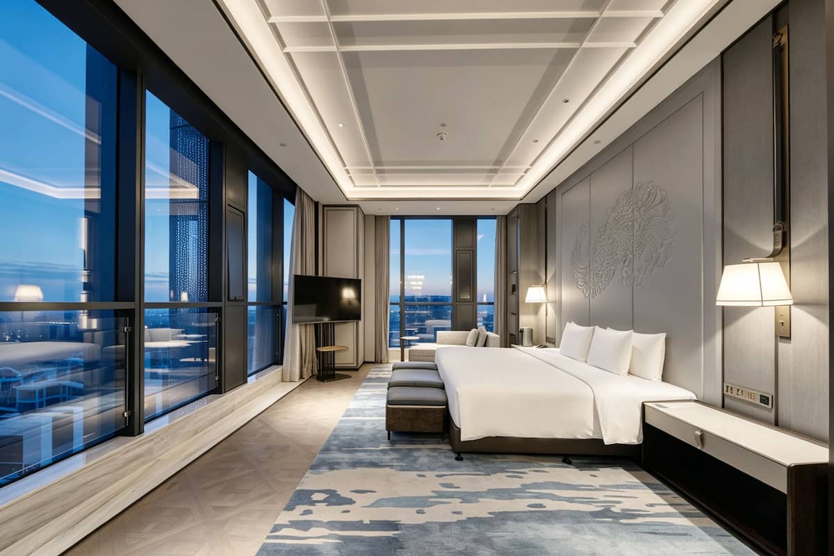 Premium bedding, down duvets, minibar, in-room safe