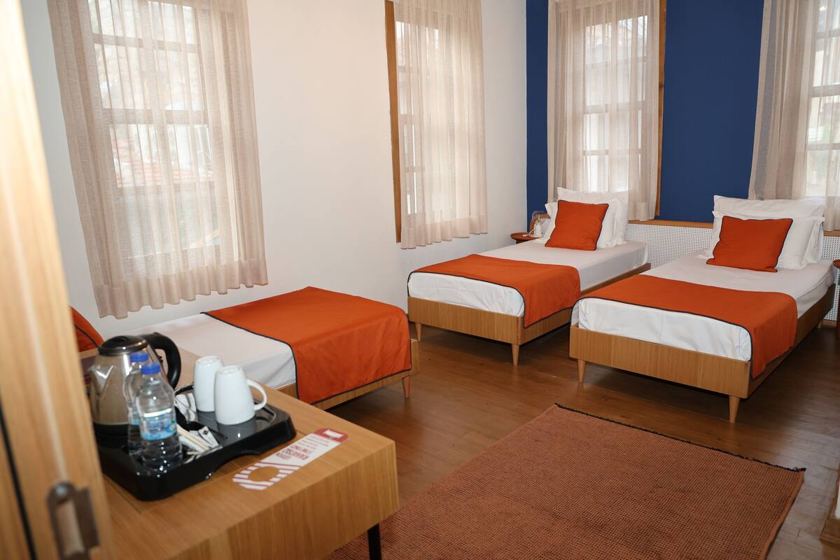 Ropa de cama de alta calidad, colchones con efecto memoria y minibar 
