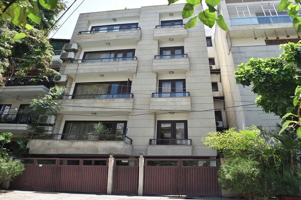 Façade de l’hébergement