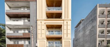 Voorkant van accommodatie