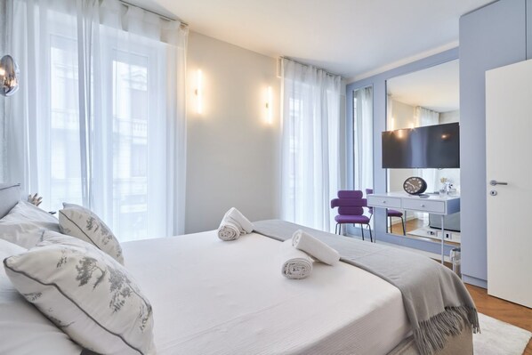 1 habitación, tabla de planchar con plancha, wifi y ropa de cama