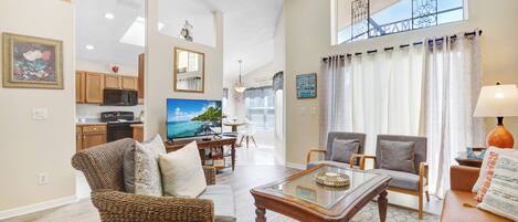 Smart TV, video games, foosball, books