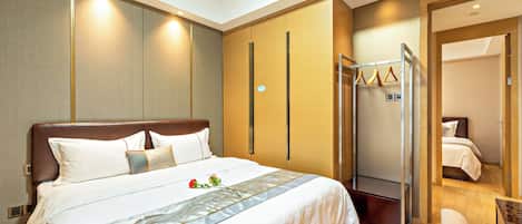 Premium bedding, pillowtop beds, individually furnished, desk