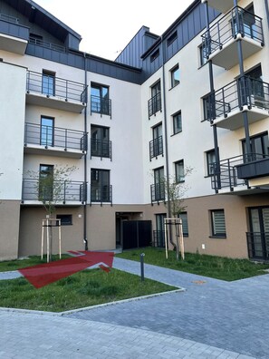 Front of property - Cozy Apartment With Parking by Renters (Przemysl)