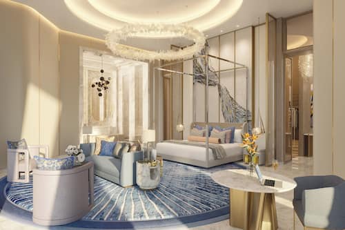 Royal Penthouse | Free minibar items, in-room safe, laptop workspace, blackout drapes