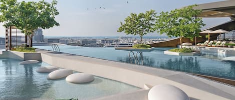 2 piscinas techadas, 3 piscinas al aire libre