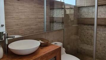 Shower, towels