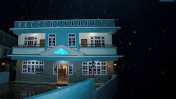 Front of property – evening/night