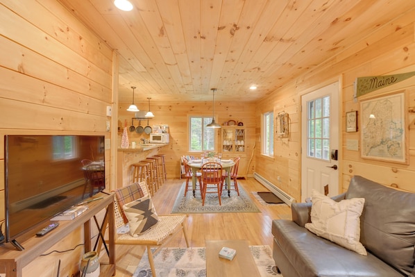 House (2 Bedrooms) | Interior - Cozy Acadia Area Cabin, Walk to Beach & Lighthouse (Prospect Harbor)