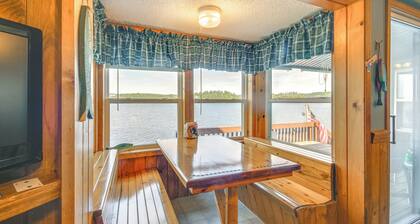 Waterfront Harrisville Home w/ Outdoor Fireplace!