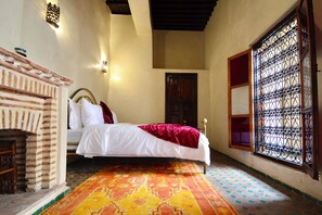 Comfort Double Room | Free WiFi, bed sheets - Riad (Marrakech)