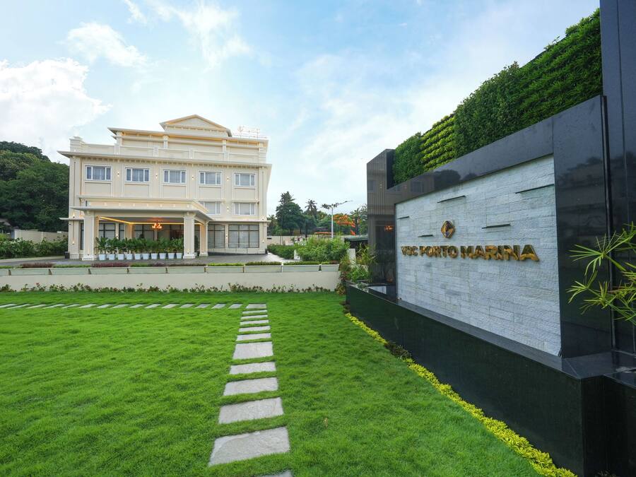 Front of property – evening/night