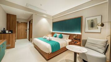 Premium Double Room | In-room safe, blackout curtains, iron/ironing board, free WiFi