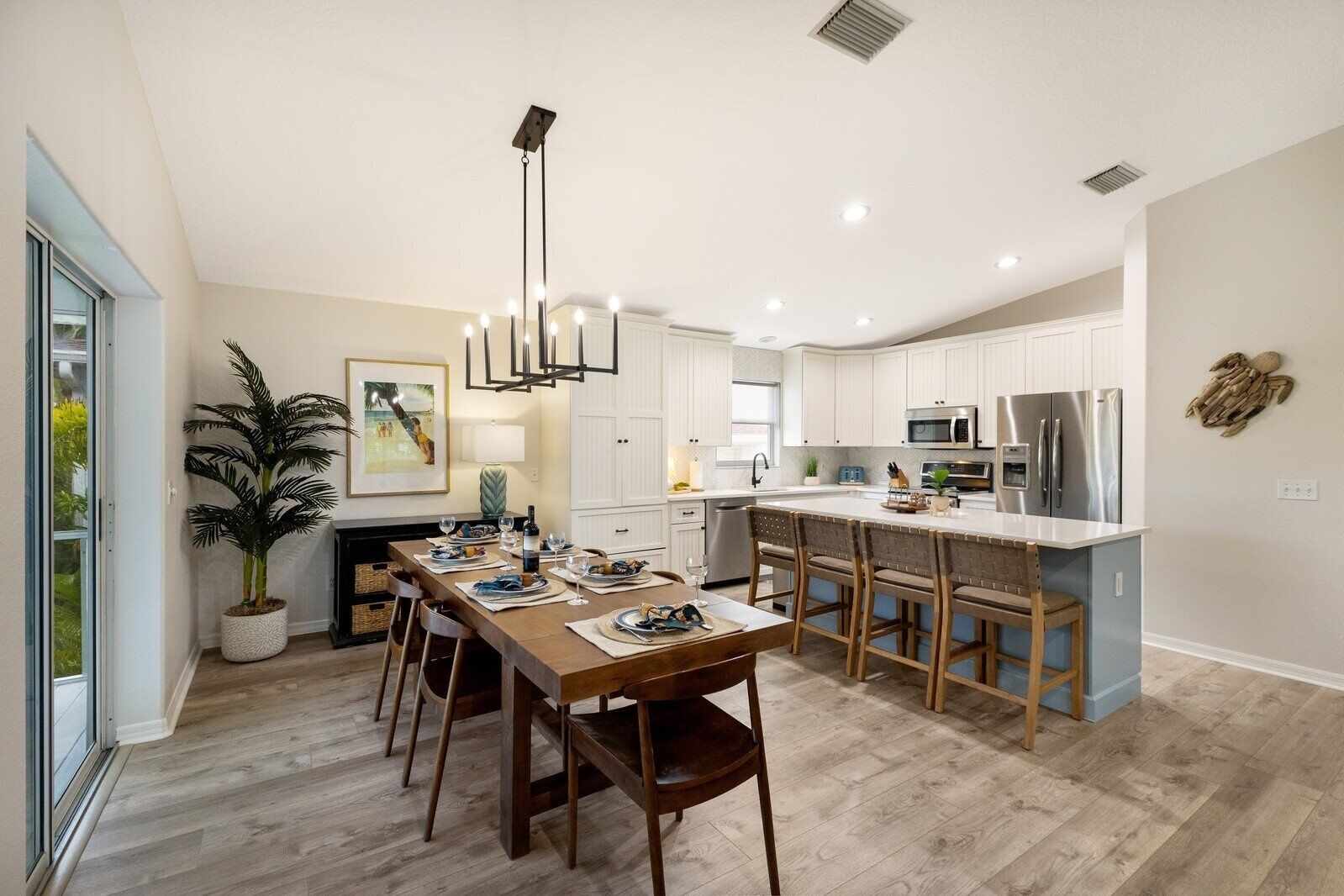 Ferienhaus, 3 Schlafzimmer | Eigene Küche | Wasserkocher mit Kaffee-/Teezubehör, Toaster
