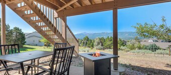Air Force Academy Base with Deck and Mountain View