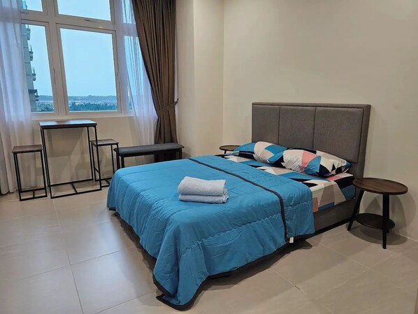 1 makuuhuone, silitysrauta/-lauta, Wi-Fi, vuodevaatteet