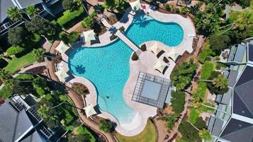 Una piscina climatizada