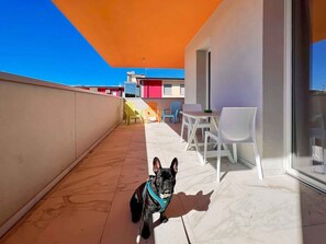 Outdoor dining - Studio with balcony and air conditioning (Bibione)