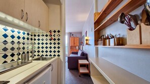 Interior - 150m from ski slopes, 7th floor, balcony, tv, ski locker, 28m², Flaine (Flaine)