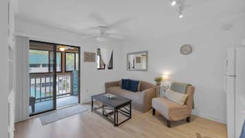 TV, DVD player, offices