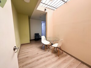 Apartment (#202) | Living area | Smart TV - Manila by Roots Rentals (Medellín)