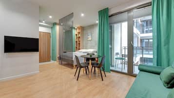 1 غرفة نوم ومكواة/لوح كي وواي فاي مجانًا