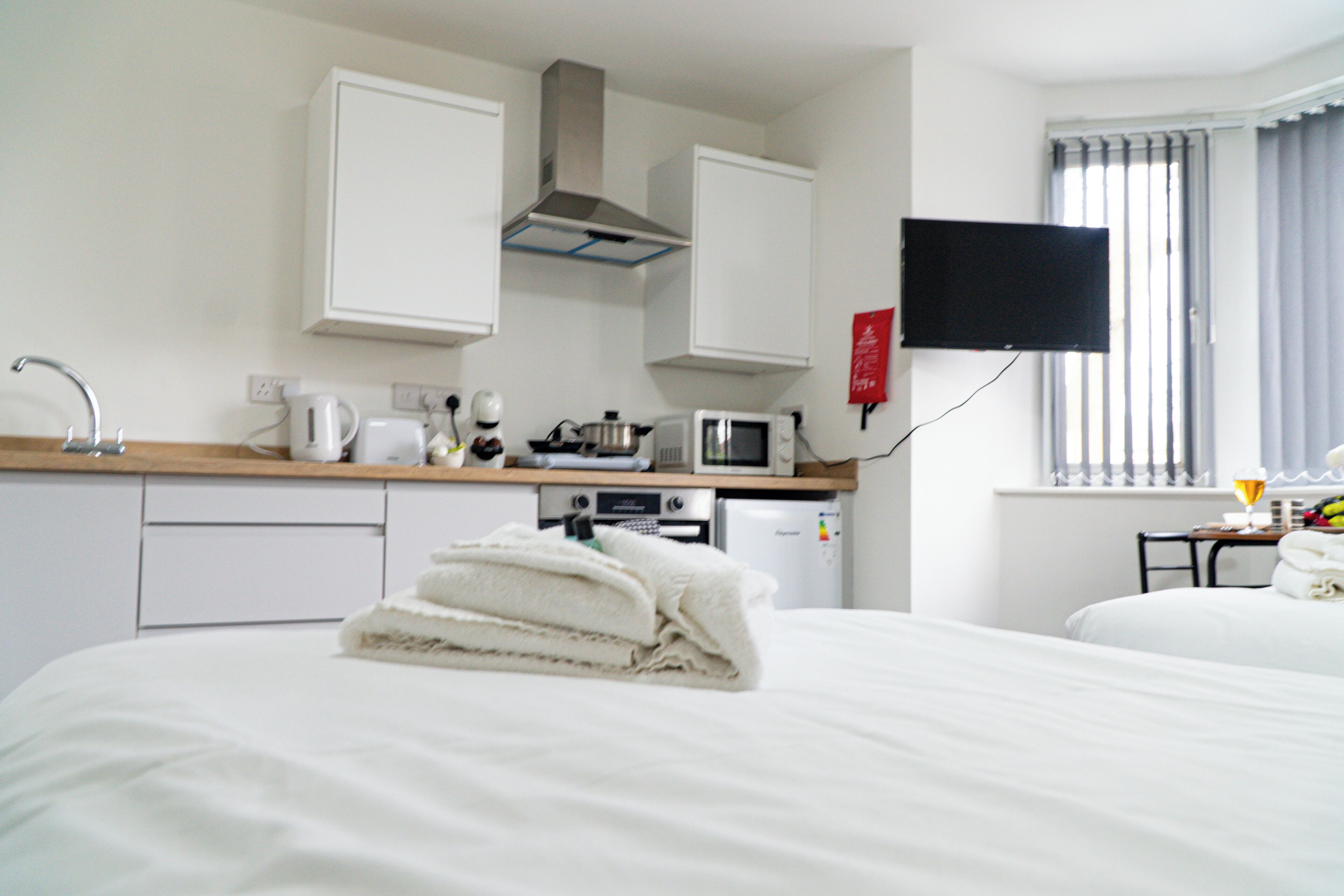 1 soverom, strykejern/-brett, wi-fi og sengetøy