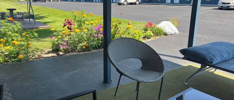 Chambre, 1 trĂšs grand lit, non-fumeur | Terrasse/patio