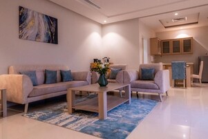 65-inch Smart TV with cable channels