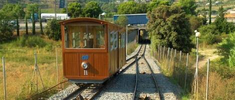 Vue sur la ville depuis l’hébergement