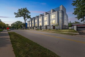 Exterior - NEW LISTING! New Modern Townhome with Rooftop Patio by RedAwning (Iowa City)