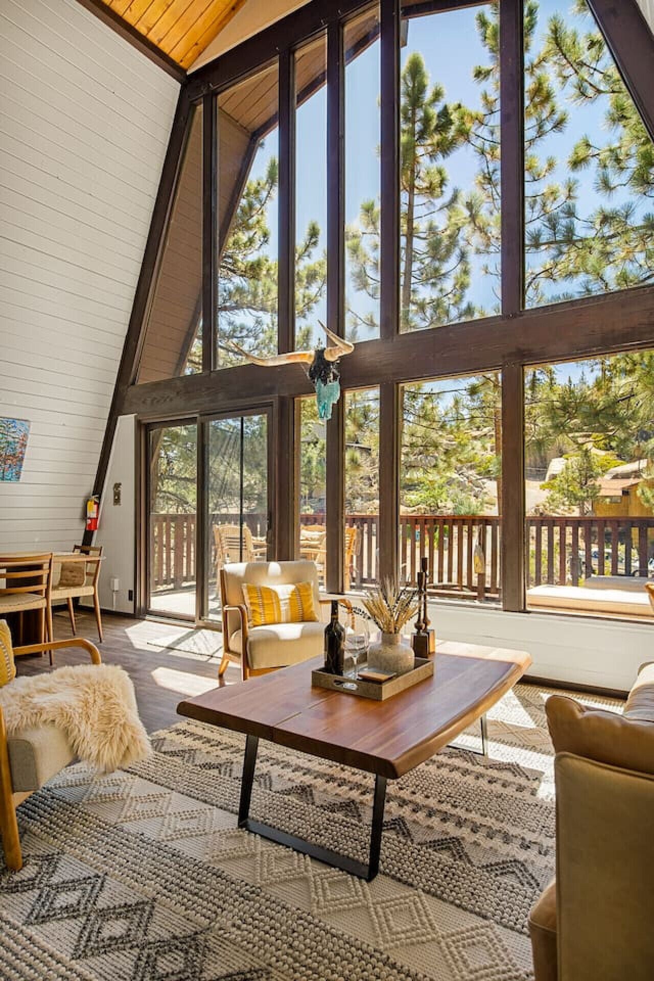 Smart TV, fireplace, video games, stereo