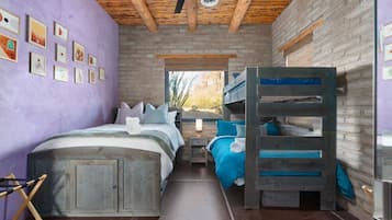 4 bedrooms, iron/ironing board, travel crib, WiFi