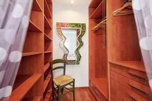 Organize in style with ample storage options and a comfortable seating area.