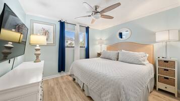 1 bedroom, iron/ironing board, travel crib, free WiFi