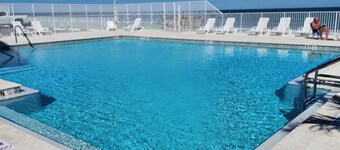 Beautiful OCEAN VIEW Condo with New Pool. Sleeps up to 4