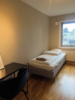 2 habitaciones, escritorio, tabla de planchar con plancha y wifi 