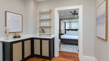 2 bedrooms, iron/ironing board, travel crib, free WiFi