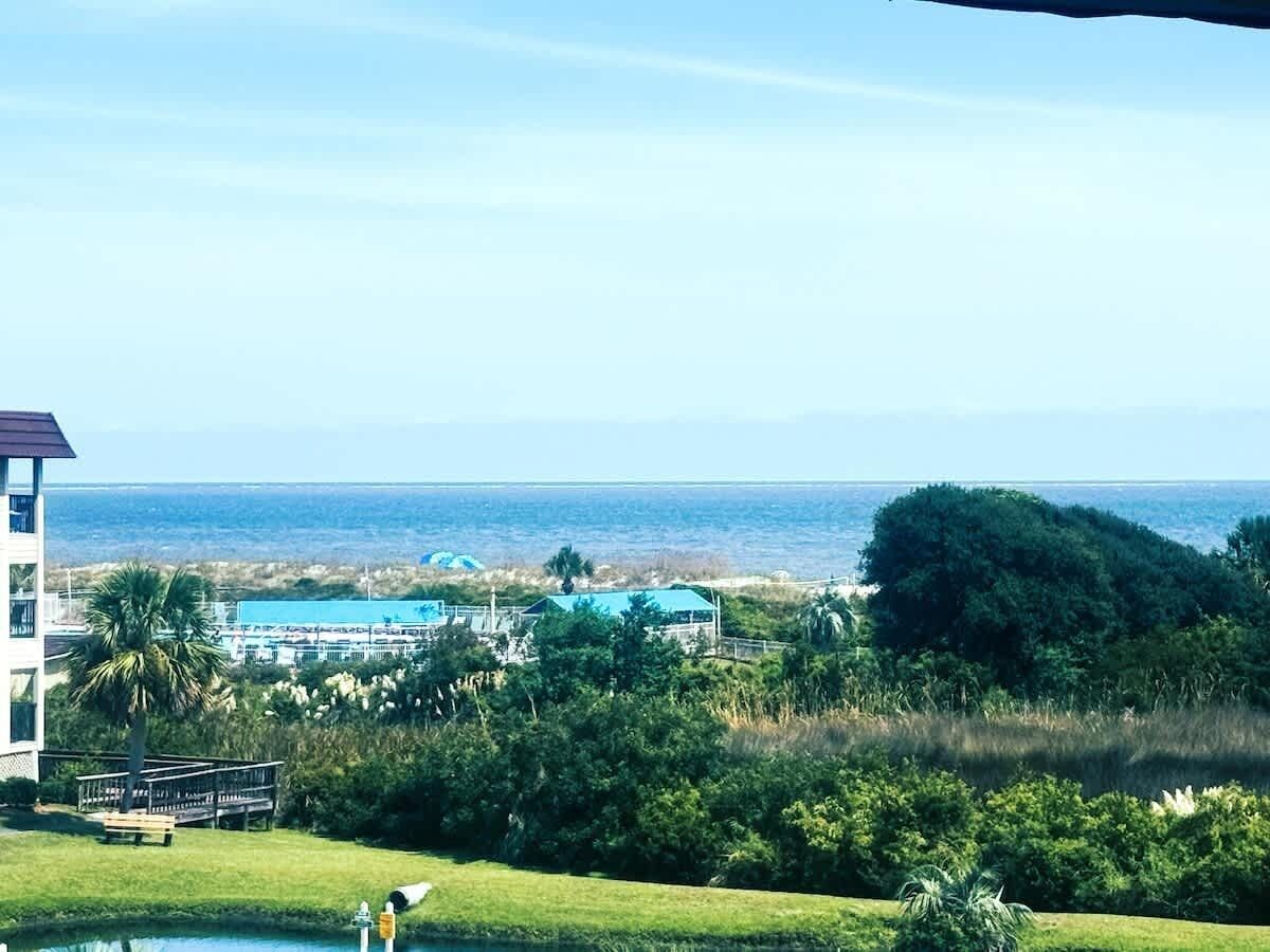 Vue depuis l’hébergement