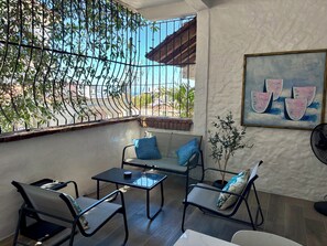 Terrace/patio - Newly Renovated 2-bedroom with private patio, Unit B, sleeps 4-6 (Puerto Vallarta)