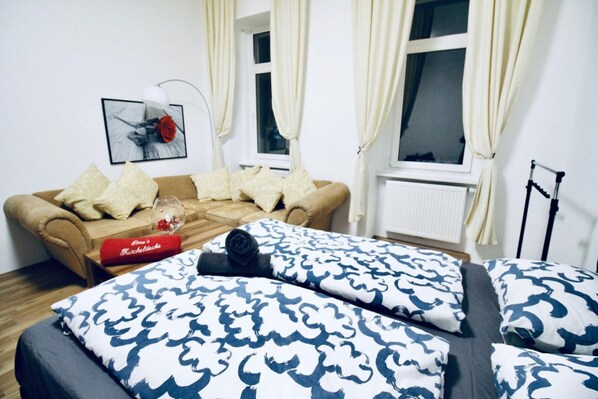 2 chambres, Wi-Fi, literie fournie